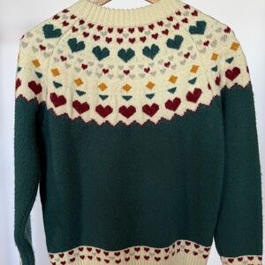 Callahan Knitwear Violet Heart Sweater